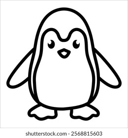 Toy Penguin Icon Element For Design