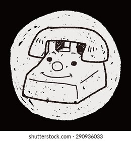 toy phone doodle