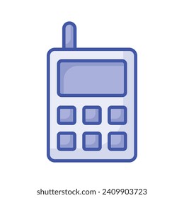 Toy phone vector design in trendy design style, ready to use icon