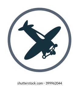 Toy plane icon