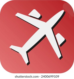 Toy Plane Vector Glyph Gradient Background Icon For Personal And Commercial Use.
