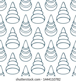 Toy pyramids seamless vector background. Hand drawn pattern for children projects. Part of set.