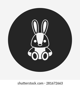 toy rabbit doll icon