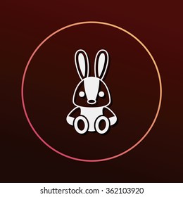 toy rabbit doll icon