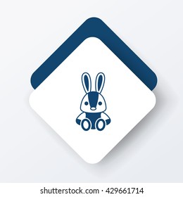 toy rabbit doll icon
