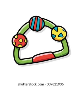 toy rattle doodle