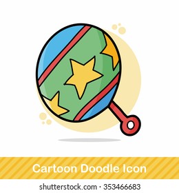 toy rattle doodle
