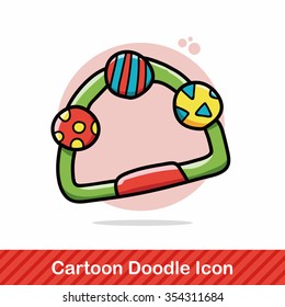 toy rattle doodle
