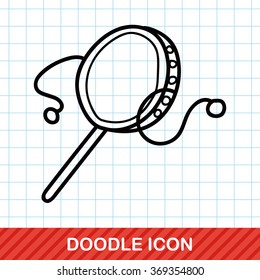 toy rattle doodle