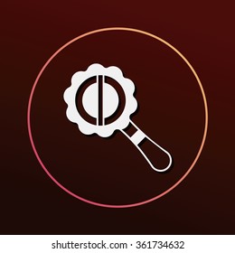 toy rattle icon