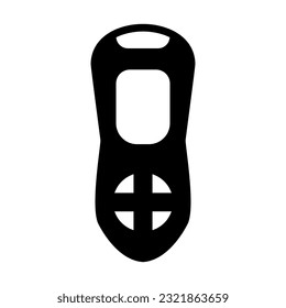 Toy Remote Vector Glyph Icon For Personal And Commercial Use.
