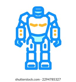 toy robot toy baby color icon vector. toy robot toy baby sign. isolated symbol illustration