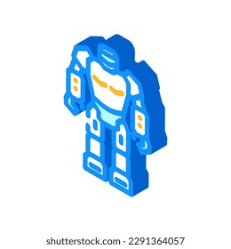 toy robot toy baby isometric icon vector. toy robot toy baby sign. isolated symbol illustration
