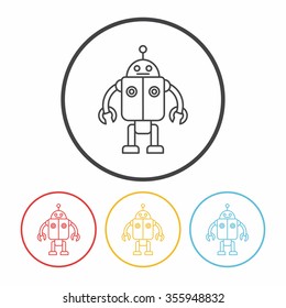 toy robot icon