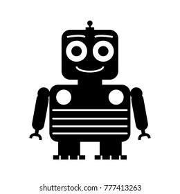 Toy robot icon. Children toys Icon. Premium quality graphic design. Signs, symbols collection, simple icon for websites, web design, mobile app on white background