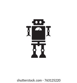 Toy robot icon. Toy element icon. Premium quality graphic design icon. Baby Signs, outline symbols collection icon for websites, web design, mobile app on white background
