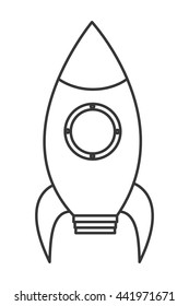 toy rocket icon