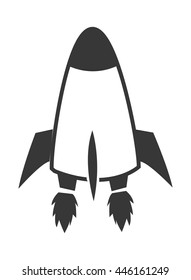 toy rocket icon