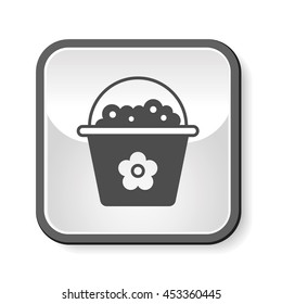 toy sand bucket icon