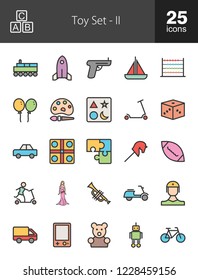 Toy Set Filled Line cons