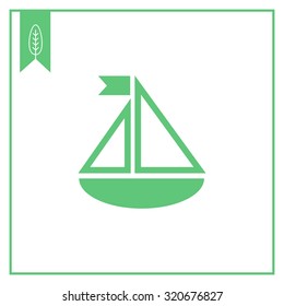 Toy ship icon