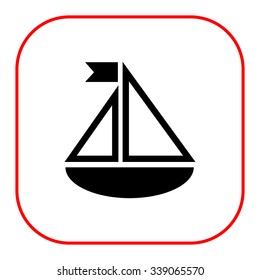 Toy ship icon