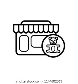 toy shop icon vector template