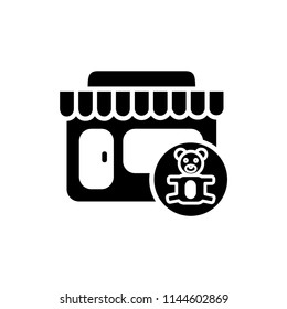 toy shop icon vector template