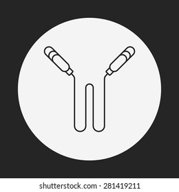 toy skipping rope icon