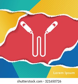 toy skipping rope icon