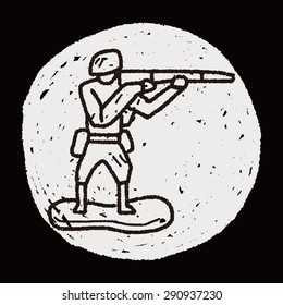 toy soldier doodle