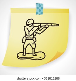 toy soldier doodle