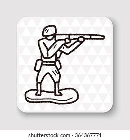 toy soldier doodle