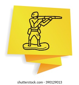 toy soldier doodle
