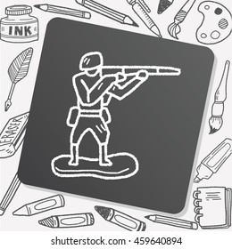 toy soldier doodle
