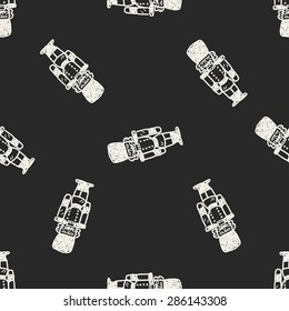 toy soldier doodle seamless pattern background