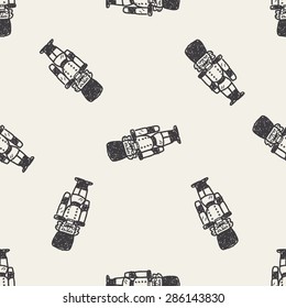 toy soldier doodle seamless pattern background