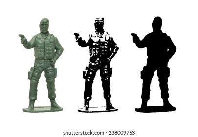 Toy Soldier Vector