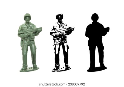 Toy Soldier Vector