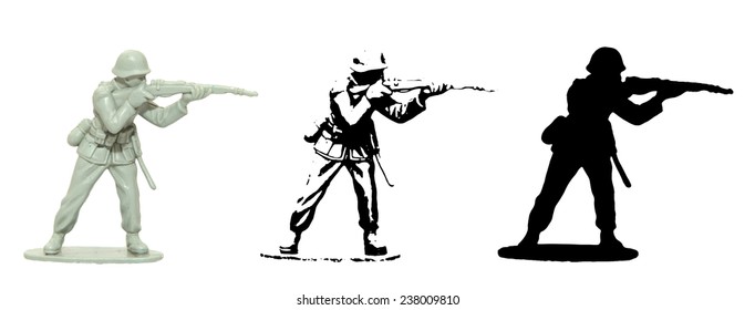 Toy Soldier Vector