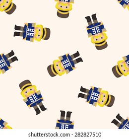 Toy Soldiers ,seamless pattern