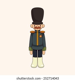Toy Soldiers theme elements vector,eps