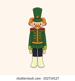 Toy Soldiers theme elements vector,eps