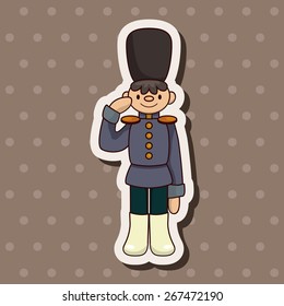 Toy Soldiers theme elements vector,eps