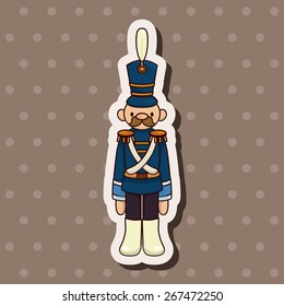 Toy Soldiers theme elements vector,eps