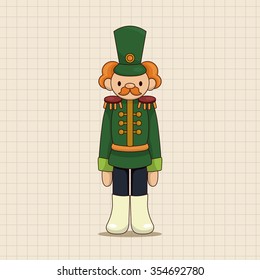 Toy Soldiers theme elements vector,eps