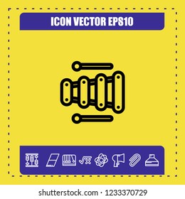 Toy sound icon vector