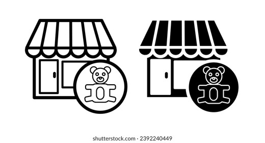 Toy Store icon isolated on white background