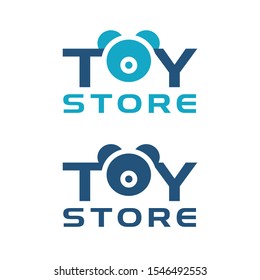 Toy store logo design template 