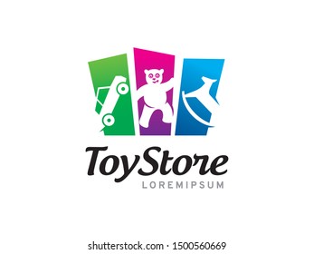 Toy Store logo symbol or icon template